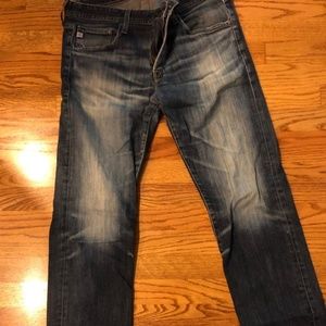Men's AG Matchbox Jeans 34R (about 32 length)